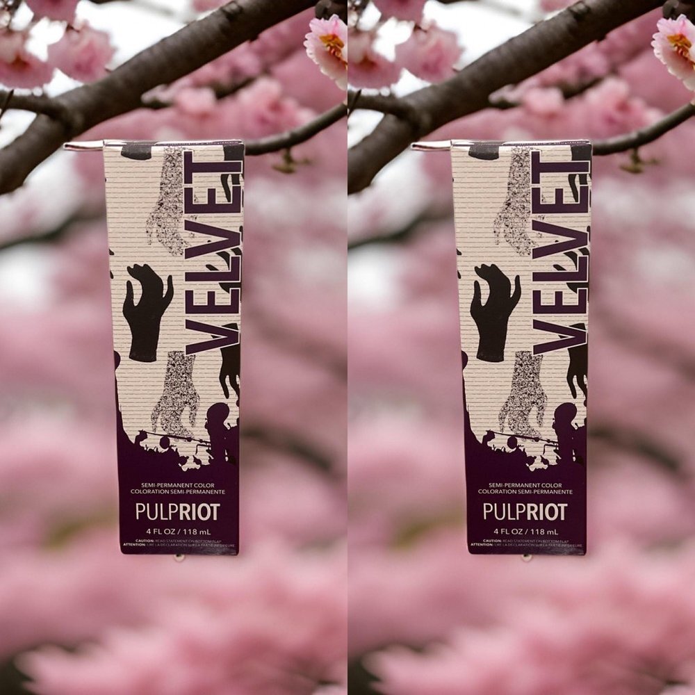 PulpRiot Semi Permanent HairColor Velvet 4 oz - 2 units